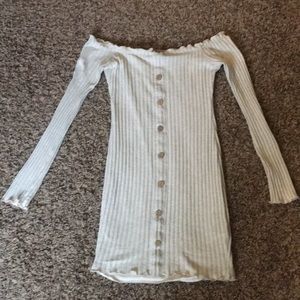 Fashion Nova off shoulder long sleeve mini dress